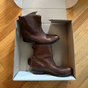 Frye Medium Brown Leather Boots